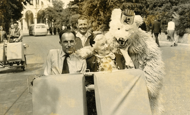 Margaret at Brussels Exhibition